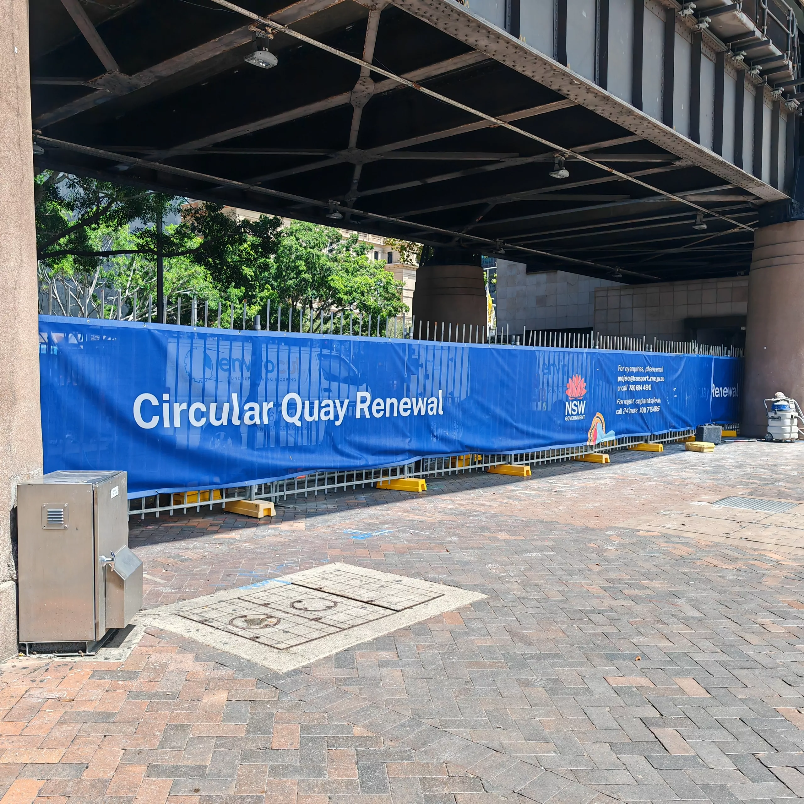 Mesh Banner Applications for Construction Site Fencing.