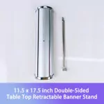 11.5 x 17.5 inch Table Top Retractable Banners