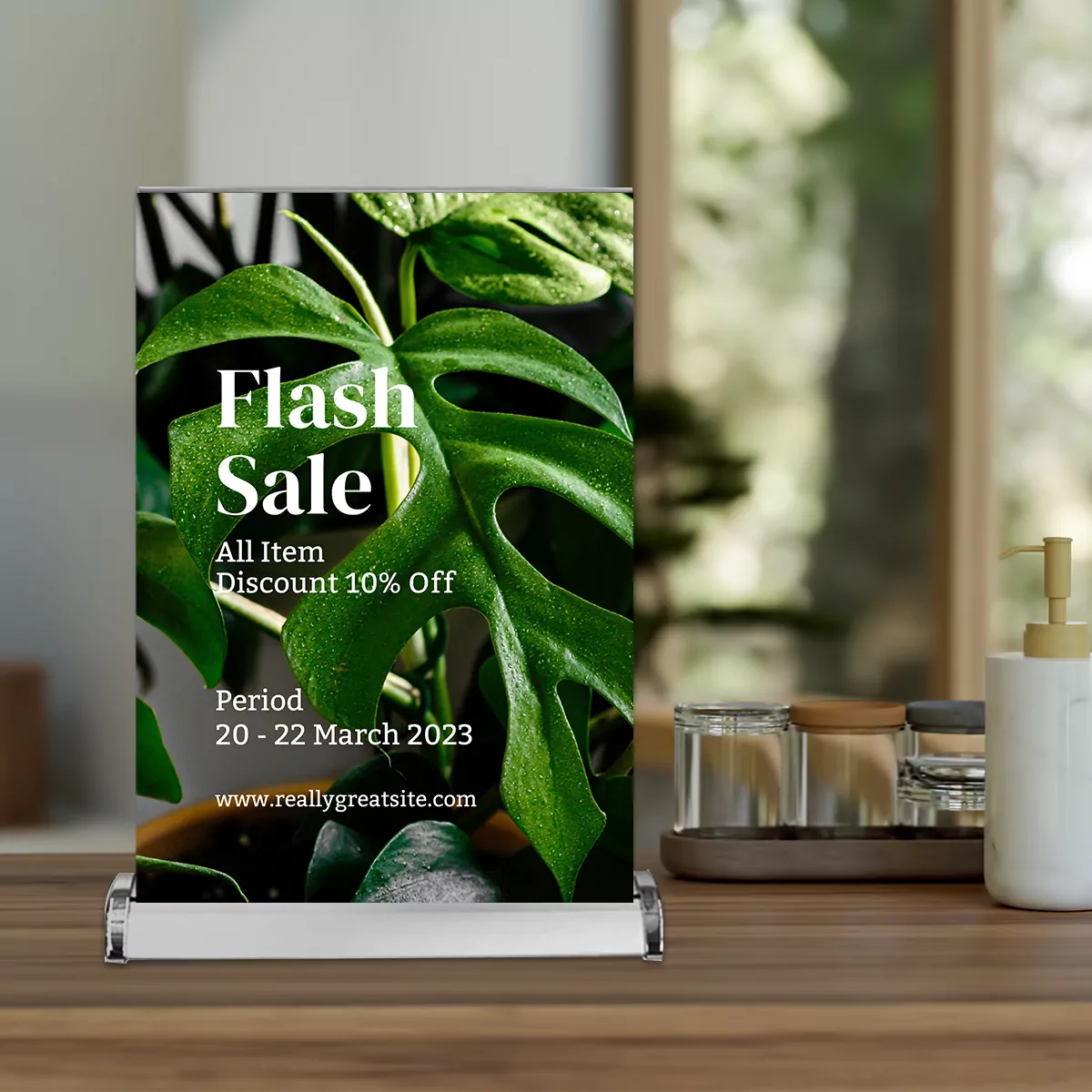 Mini Table Top Retractable Banners