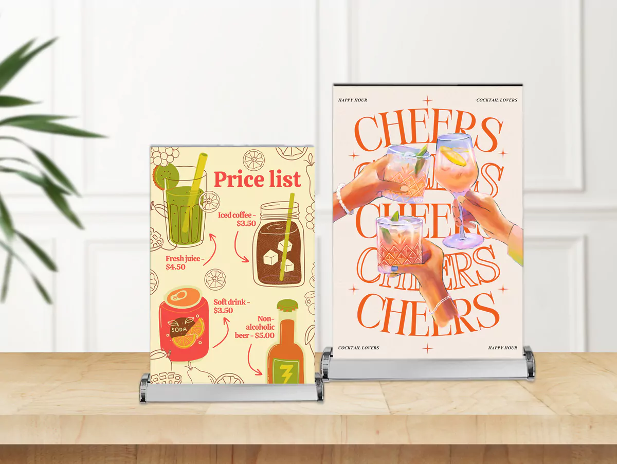 Tabletop Banner Stands