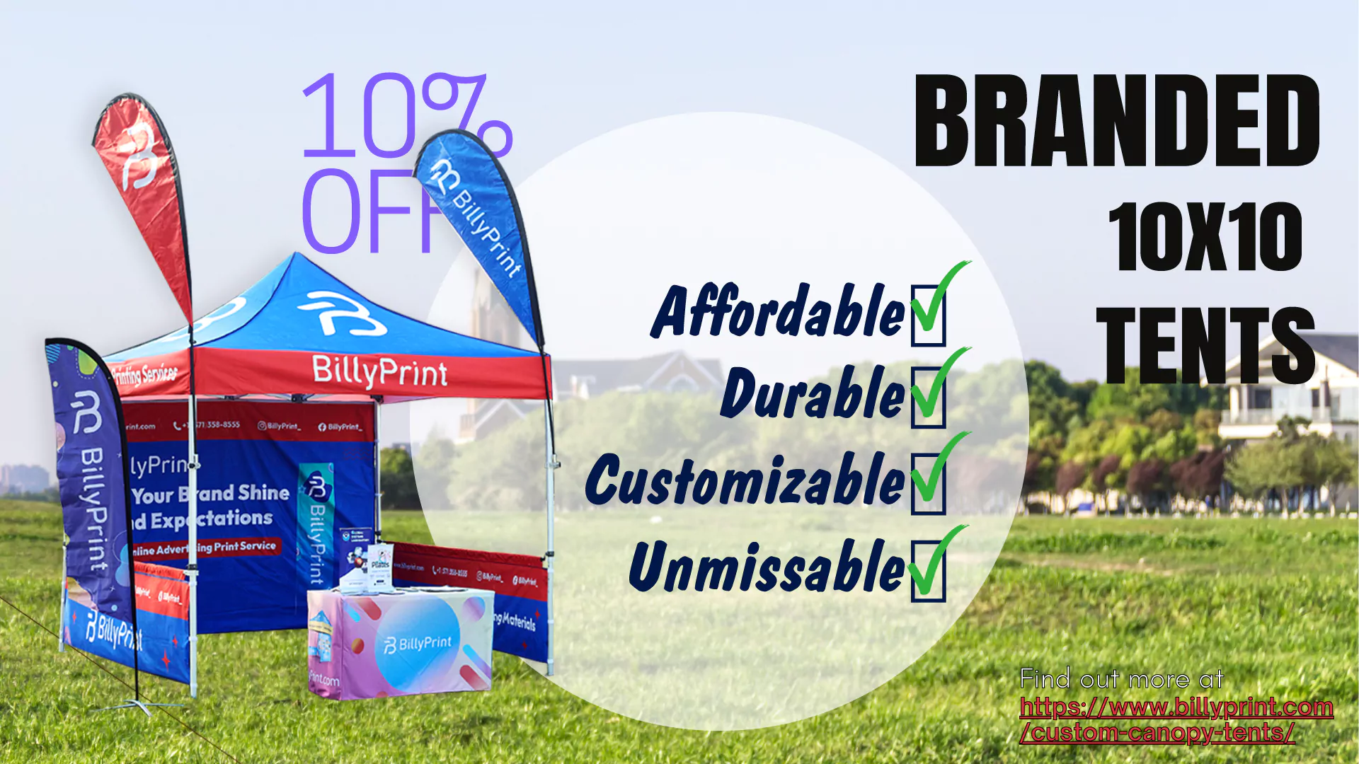 Branded 10×10 Tents: Affordable Custom Canopy Tent 10×10 Price Guide for Successful Events