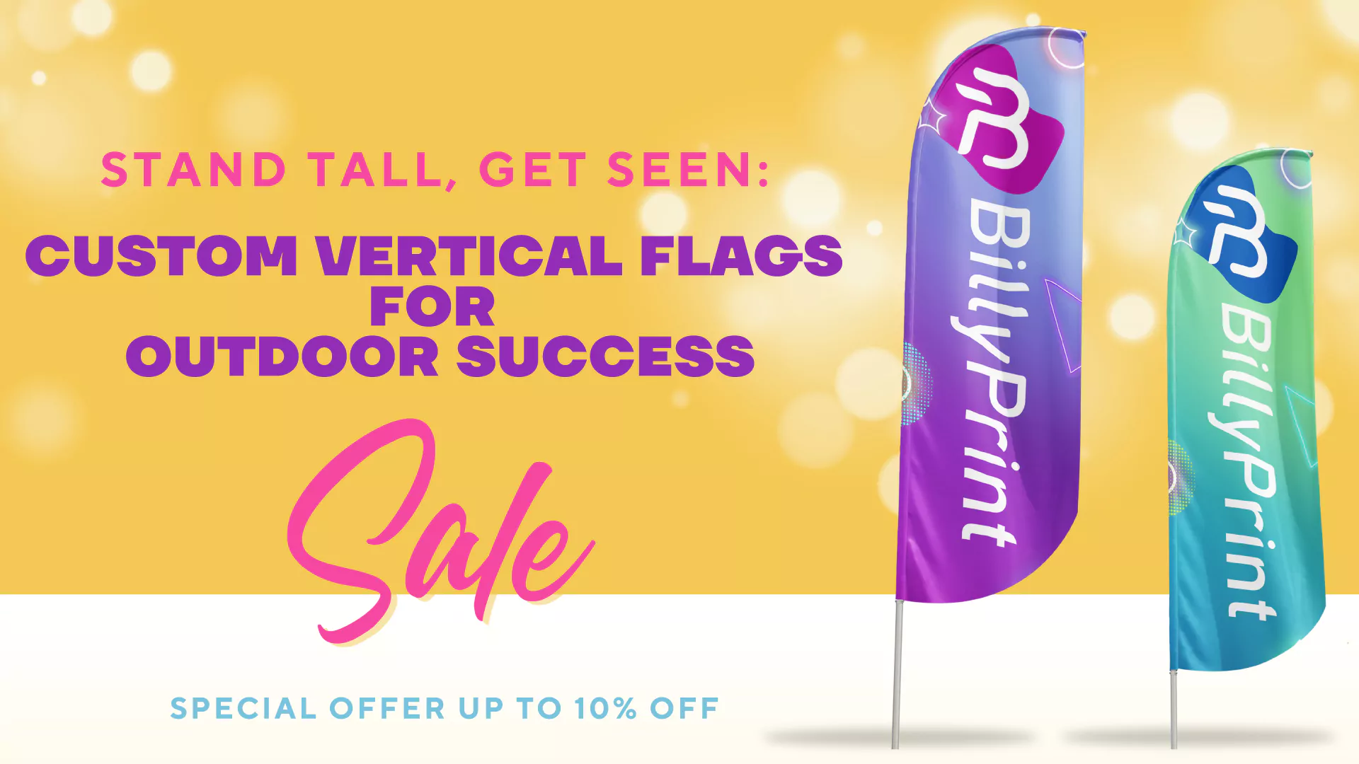10 Reasons Why Custom Vertical Flags Are the Best Outdoor Advertising Solution