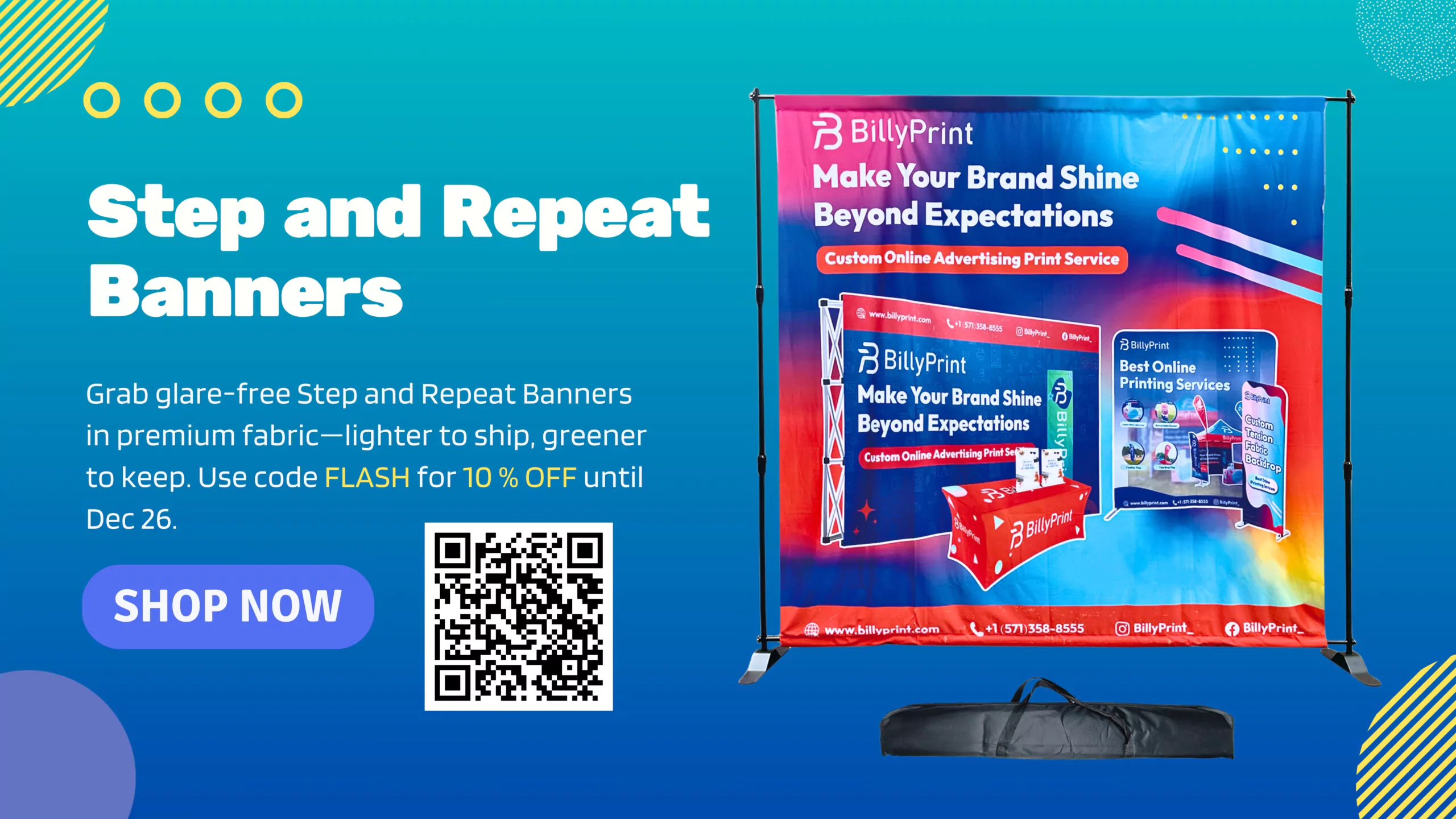 Step and Repeat Banners Guildline: 10 Powerful Reasons to Choose BillyPrint Today