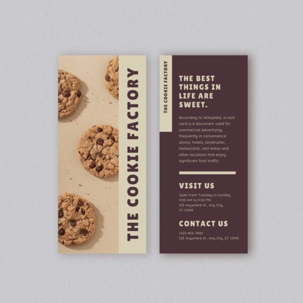 Customizable Rack Cards Custom Rack Cards - BillyPrint